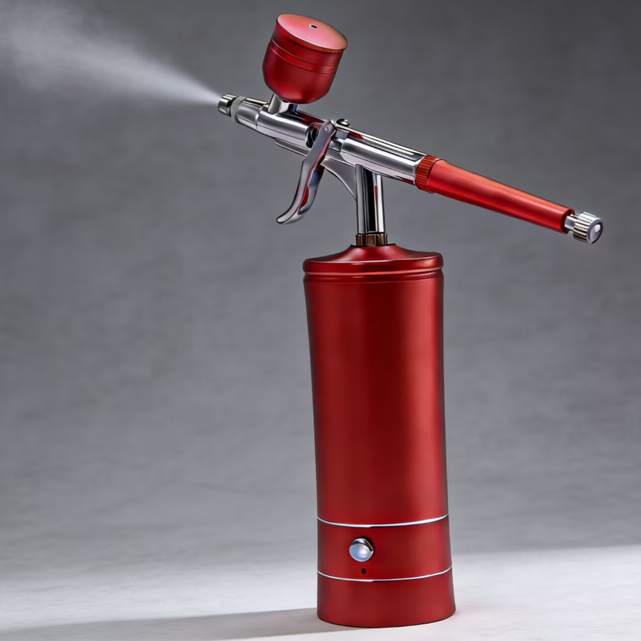 Aerógrafo portátil recarregáve - Airbrush Kit With Mini Compressor avaliação e preço