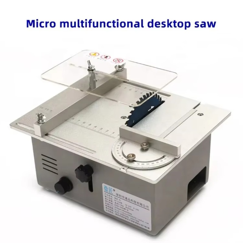 Mini serra de mesa de alumínio - Mini Table Saw For Woodworking avaliação e preço