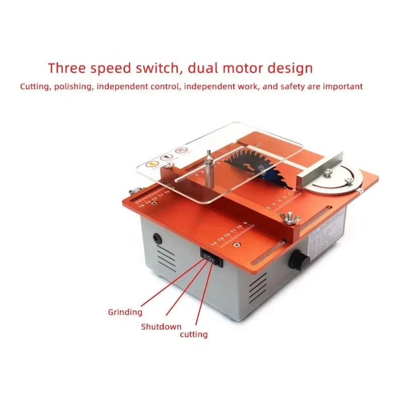 Mini serra de mesa de alumínio - Mini Table Saw For Woodworking avaliação e preço