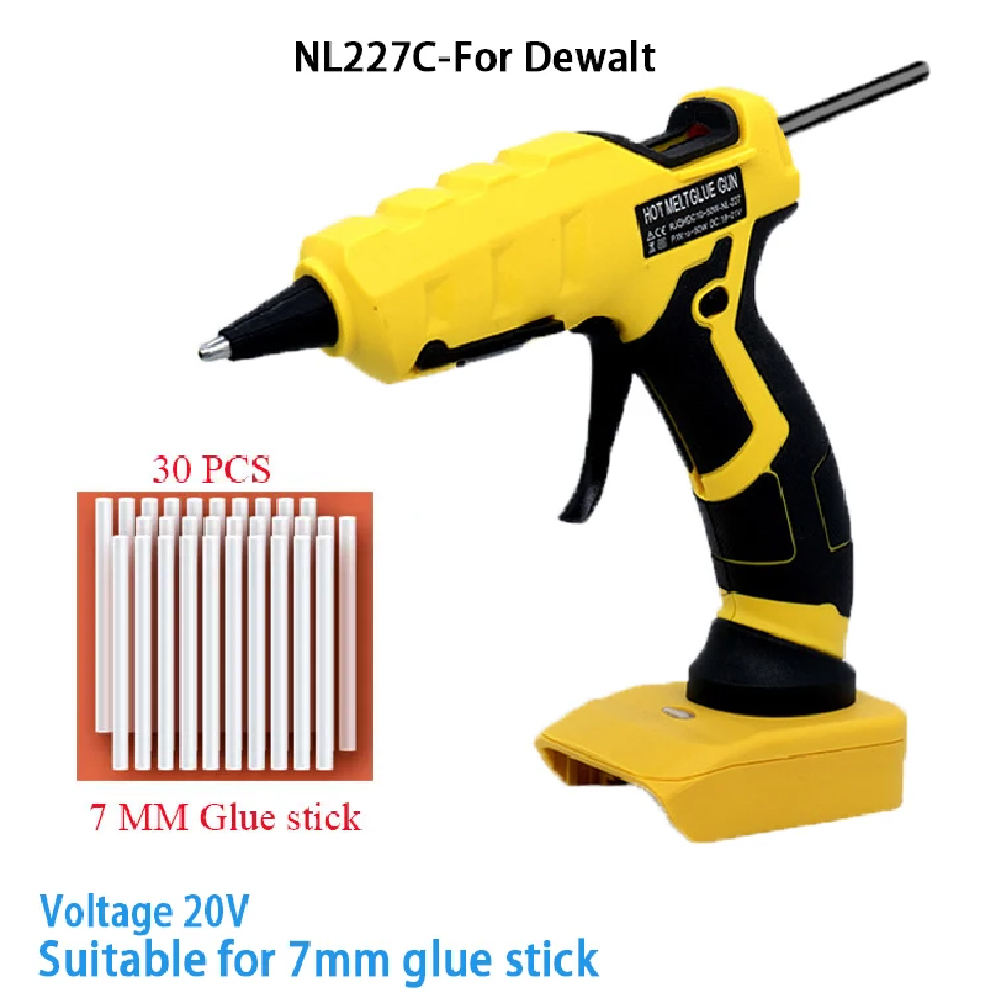 Pistola de cola quente sem fio - Hot Melt Glue Gun Cordless avaliação e preço