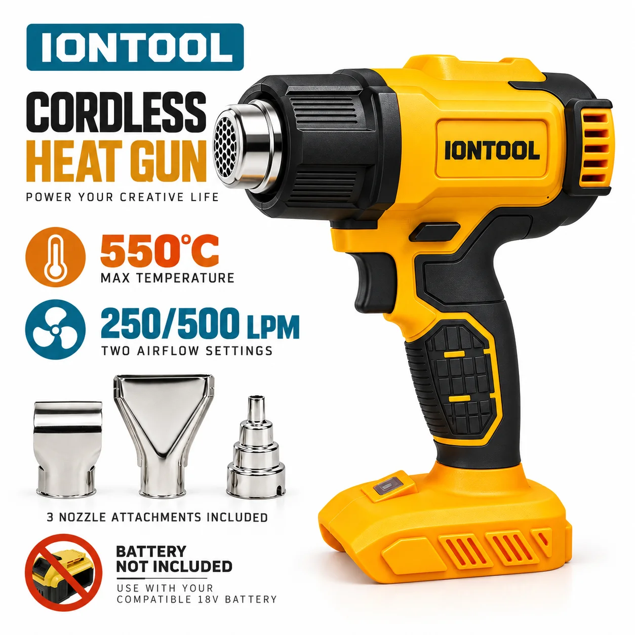 Pistola de Calor Sem Fio e Sem - Cordless Heat Gun For Shrink Tubing avaliação e preço